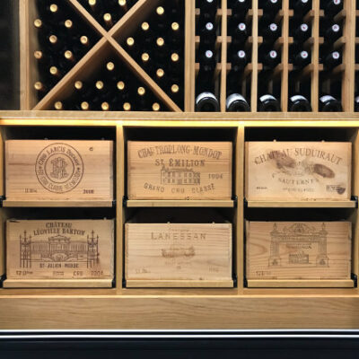 wine wall solid oak racks with wine case shelves