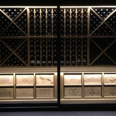 Wine Wall Illuminated