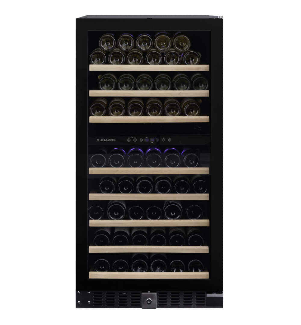 dunavox grande 94 - DX-94.270DBK - built-in freestanding wine fridge